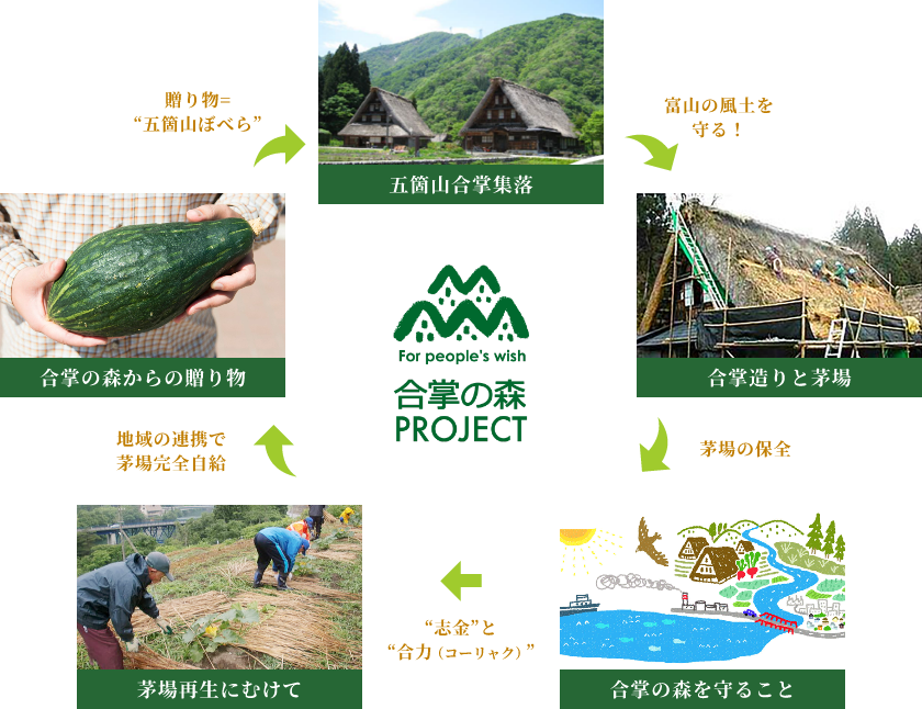 「合掌の森」を守ることは、富山の風土を守ること