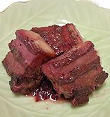 豚肉の角煮~カシス風味~