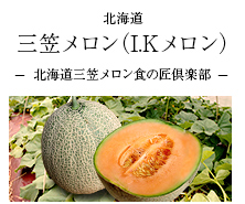 北海道 三笠メロン(I.Kメロン) -北海道三笠メロン食の匠倶楽部-