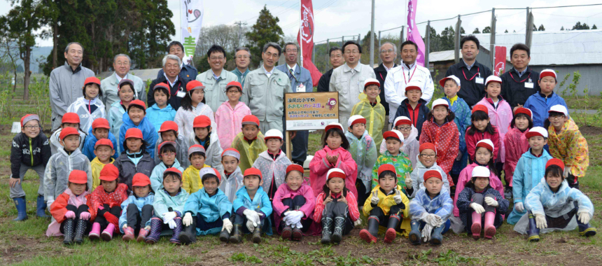 浪岡北小学校3年生47名と参加メンバーの皆さん