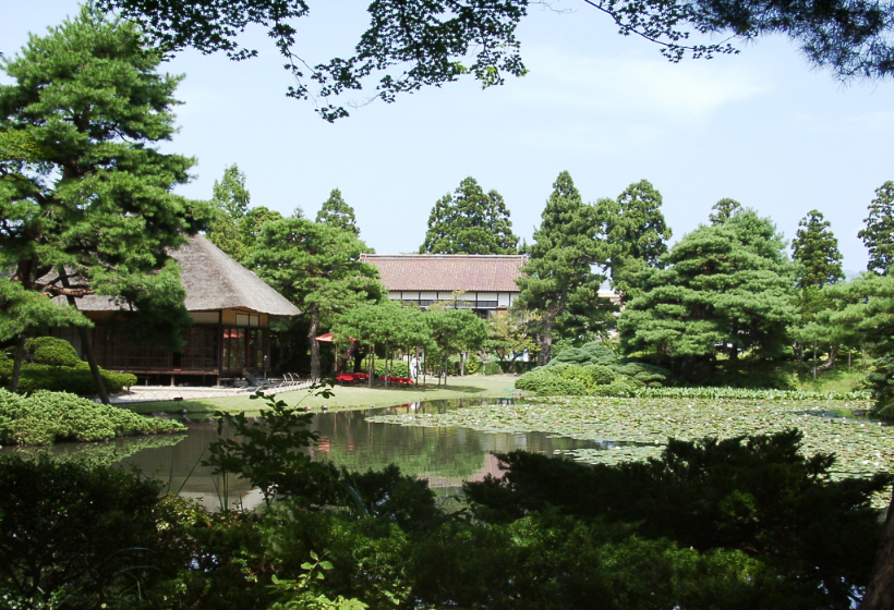 御薬園口（会津松平氏庭園）